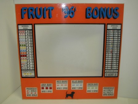 Fruit Bonus 96 Monitor Plexi (Item #19) $25.99